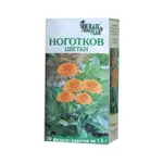 Ноготков цветки, сырье растительное-порошок, 1.5 г, 20 шт. фото 