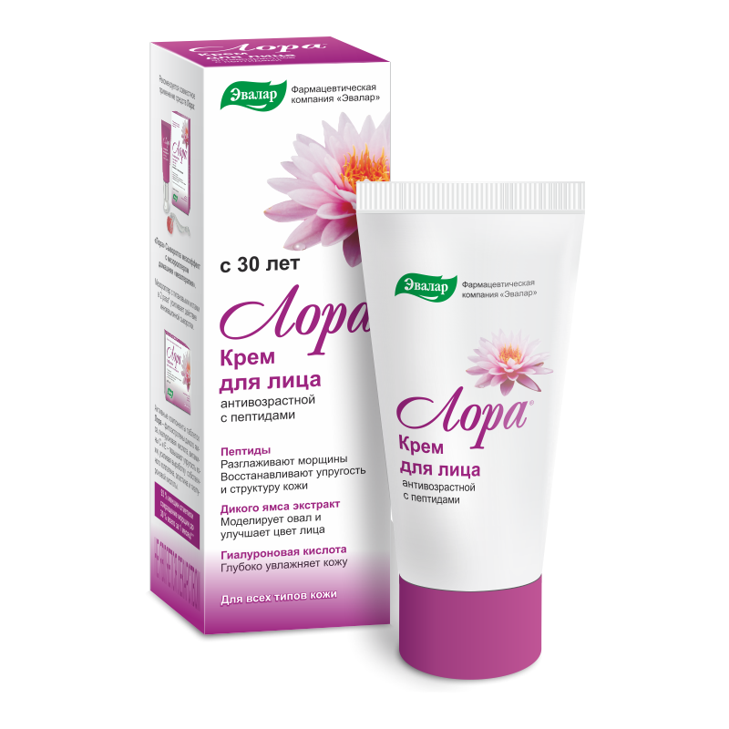 Лора крем для лица антивозрастной, крем для лица, 30 г, 1 шт. фото