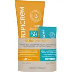 Topicrem Sun Protect увлажняющее солнцезащитное молочко SPF 50 200 мл + желе после загара 50 мл, набор, 1 шт. фото