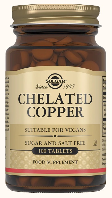 Solgar Хелат меди, таблетки, 100 шт. фото