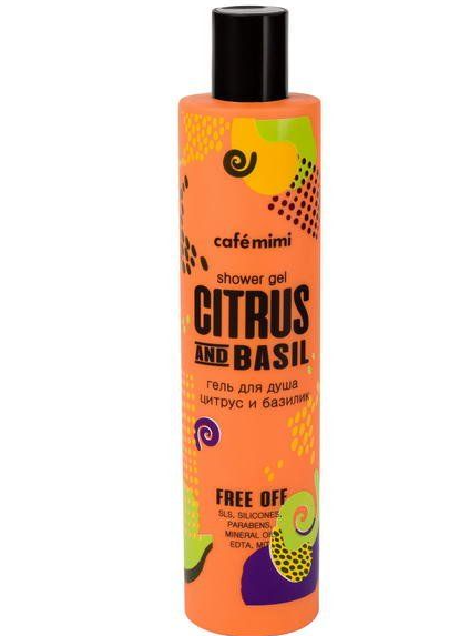 Cafe mimi Гель для душа Цитрус и Базилик, гель для душа, 300 мл, 1 шт. фото