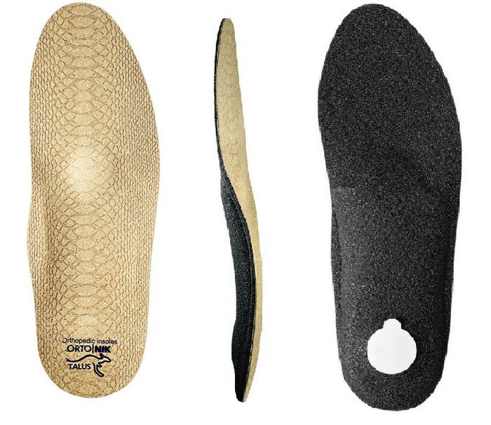 Стельки ортопедические каркасные кожаные, р. 39, 2 шт, арт. 10P фото