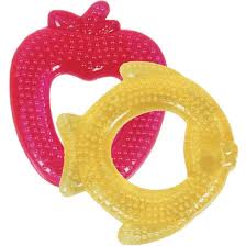 Курносики Прорезыватель с водой Рыбка Яблоко, 1 шт, 4+ мес, арт. 23005 фото