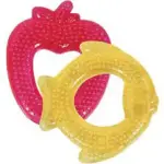 Курносики Прорезыватель с водой Рыбка Яблоко, 1 шт, 4+ мес, арт. 23005 фото