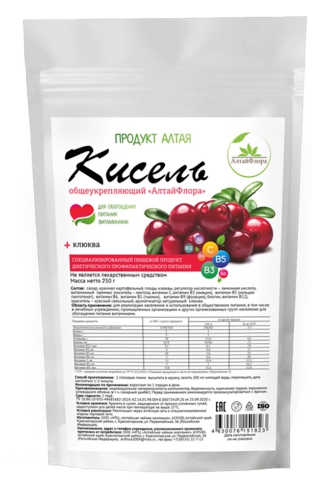 АлтайФлора Кисель общеукрепляющий, 250 г, 1 шт. фото