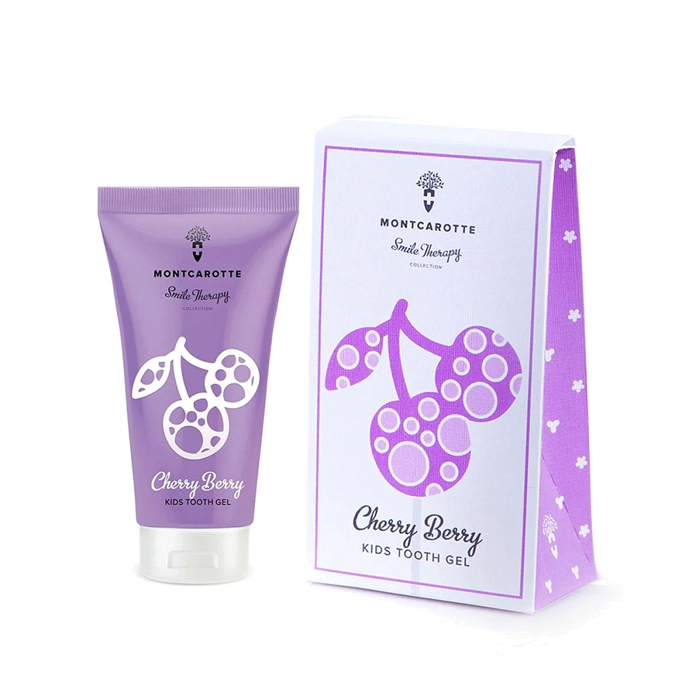 Montcarotte Паста-гель зубная, паста-гель, 30 мл, 1 шт, вишня фото