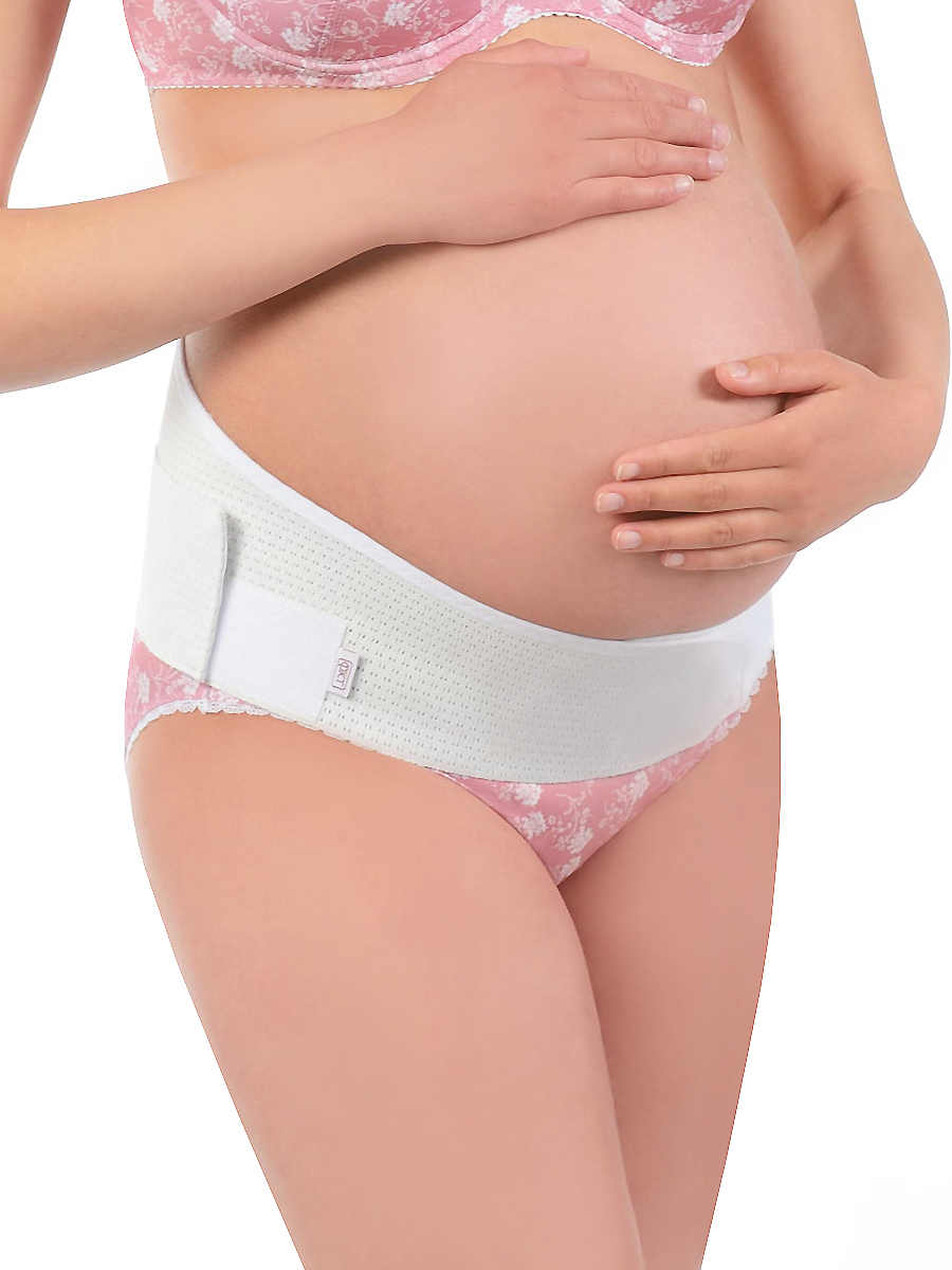 Бандаж универсальный дородовый и послеродовый ФЭСТ, 1 шт, белого цвета, 1444, р. 116-120 фото