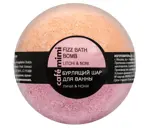 Cafe mimi Бурлящий шар для ванн, 120 г, 1 шт, личи + нони фото 