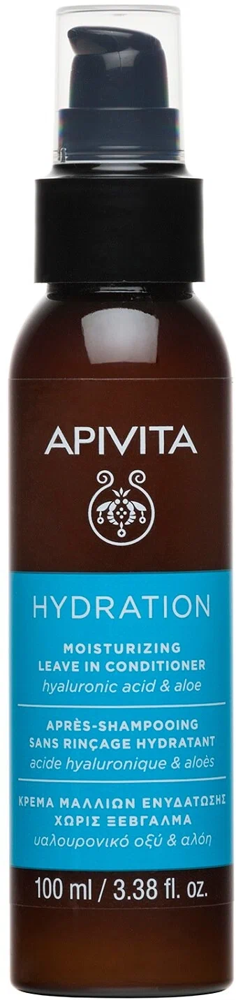 Apivita Кондиционер для волос увлажняющий несмываемый с гиалуроновой кислотой и алоэ, кондиционер, 100 мл, 1 шт. фото