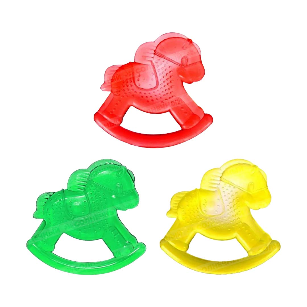 Бусинка прорезыватель с водой Лошадка, 1 шт, в ассортименте, арт. 1081 фото