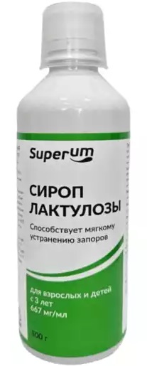 Superum Лактулоза, сироп, 500 мл, 1 шт. фото
