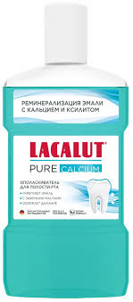 Lacalut Pure Calcium ополаскиватель для полости рта, раствор для полоскания полости рта, 475 мл, 1 шт. фото