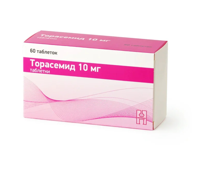 Торасемид, 10 мг, таблетки, 60 шт. фото