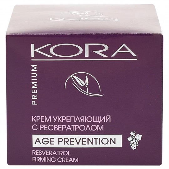 Kora крем укрепляющий с ресвератролом, крем для лица, 50 мл, 1 шт. фото