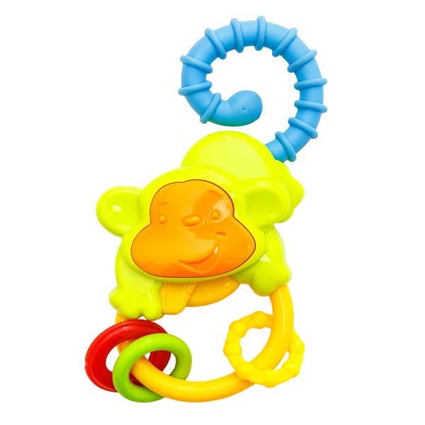 Пома погремушка Обезьянка, 1 шт, 3+ мес, арт. 32819 фото