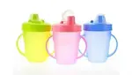 Бусинка Поильник-непроливайка с ручками, 6+ мес, 250 мл, 1 шт, цвет в ассортименте, арт. 1203 фото 