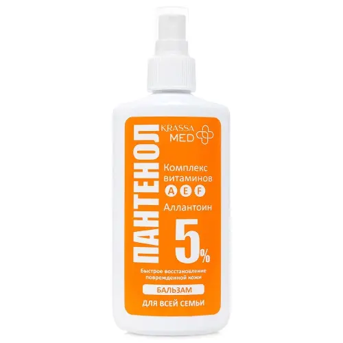 Krassa Med Пантенол Бальзам для всей семьи, 5%, спрей, 150 мл, 1 шт. фото