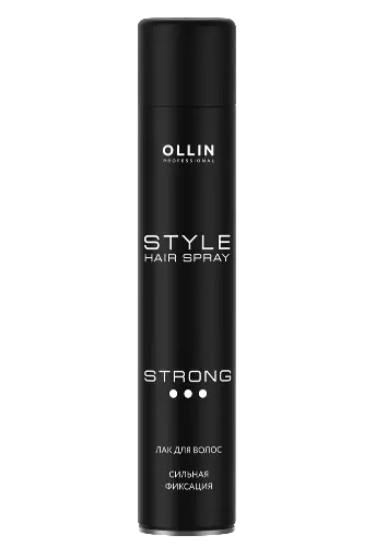 Ollin style лак для волос сильной фиксации, лак для волос, 250 мл, 1 шт. фото