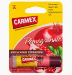 Carmex Бальзам для губ SPF 15, бальзам для губ, 4.25 г, 1 шт, гранат фото