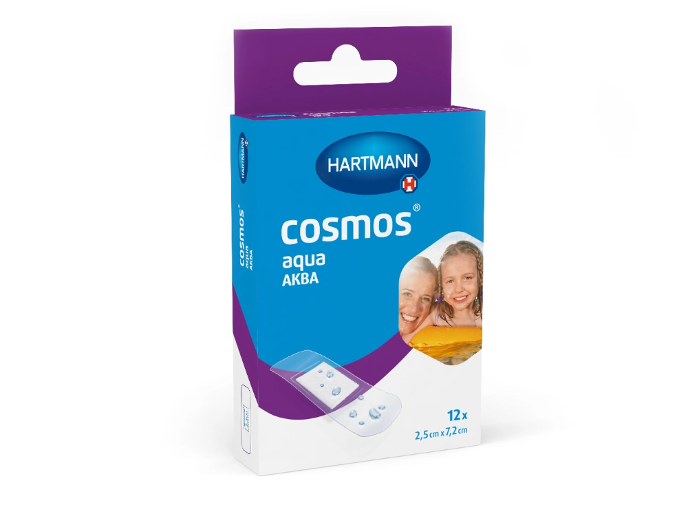 Cosmos Aqua Пластырь, пластырь медицинский, 12 шт. фото