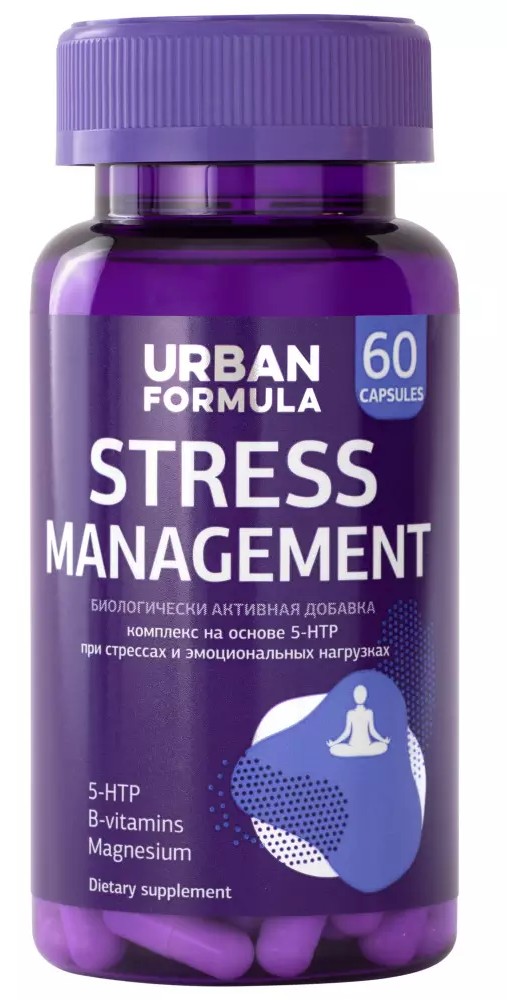 Urban Formula Стресс Менеджмент, 280 мг, капсулы, 60 шт. фото
