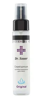 Dr Sauer Спрей для рук антибактериальный, 70%, спрей для местного применения, 50 мл, 1 шт, Original фото 