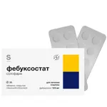 Фебуксостат Солофарм, 120 мг, таблетки, покрытые пленочной оболочкой, 30 шт. фото