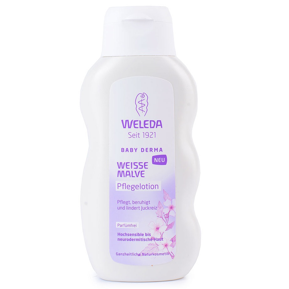 Weleda молочко для гиперчувствительной кожи тела с алтеем, молочко для тела, 200 мл, 1 шт. фото