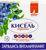 Джели плюс Кисель без сахара, кисель, 25 г, 1 шт, черника фото