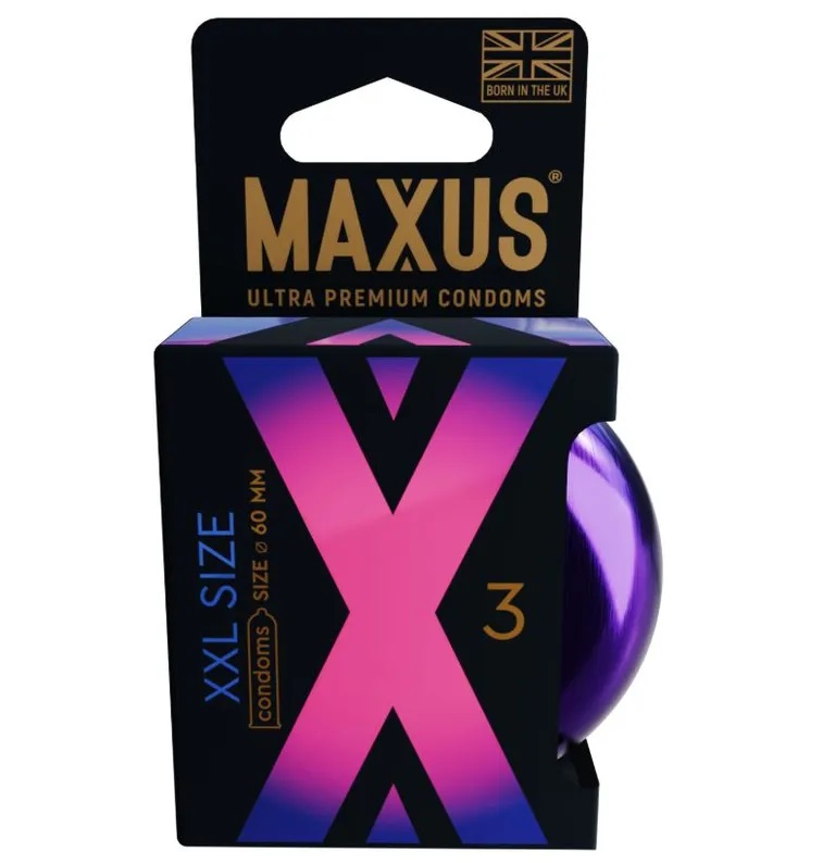 Maxus XXL, презервативы, 3 шт, увеличенного размера фото