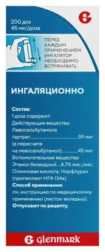 ЛанфриЛС, 45 мкг/доза, аэрозоль для ингаляций дозированный, 200 доз, 1 шт. фото 3