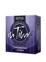 In Time Dotted Презервативы, презервативы, 3 шт, с точками фото