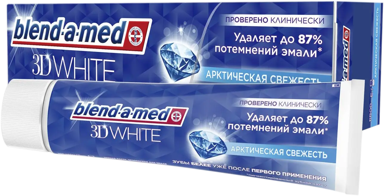 Blend-a-Med 3D White Зубная паста Арктическая свежесть, паста зубная, 100 мл, 1 шт. фото