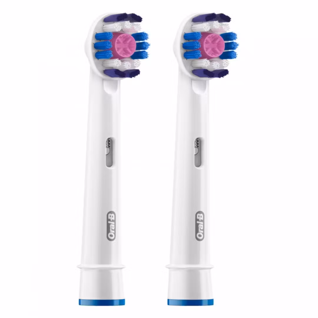 Oral-B 3D White Насадка для электрической зубной щетки, 2 шт, CleanMaximiser, арт. EB18 фото 2