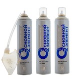 Основной Элемент Ингалятор-баллончик + маска мягкая, газ сжатый, 13 л, 3 шт. фото