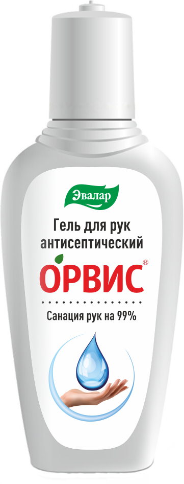Орвис Гель для рук антисептический, гель для наружного применения, 100 мл, 1 шт. фото