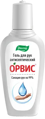 Орвис Гель для рук антисептический, гель для наружного применения, 100 мл, 1 шт. фото