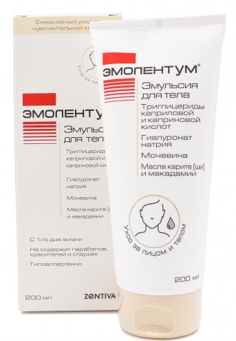 Эмолентум эмульсия для тела, эмульсия для наружного применения, 200 мл, 1 шт. фото