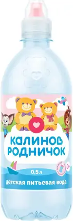 Калинов Родник Спорт Вода детская минеральная негазированная, вода минеральная, 0.5 л, 1 шт. фото