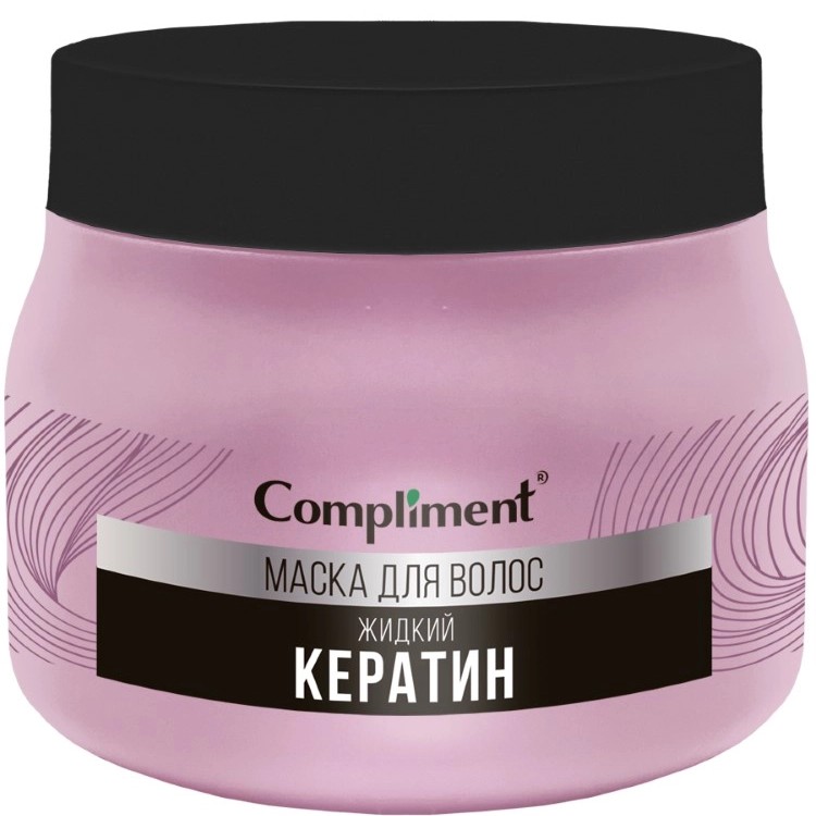 Compliment маска для волос жидкий кератин, маска, 400 мл, 1 шт. фото