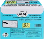 SFM устройство для вливания в малые вены игла-бабочка, катетер, 100 шт, 19G фото