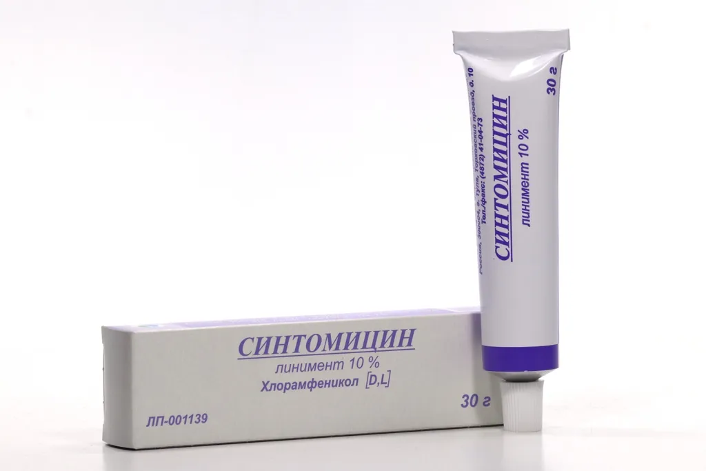 Синтомицин, 10 %, линимент, 30 г, 1 шт. фото