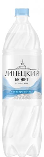 Липецкий бювет Вода минеральная негазированная лечебно-столовая, вода питьевая негазированная, 1.5 л, 1 шт. фото