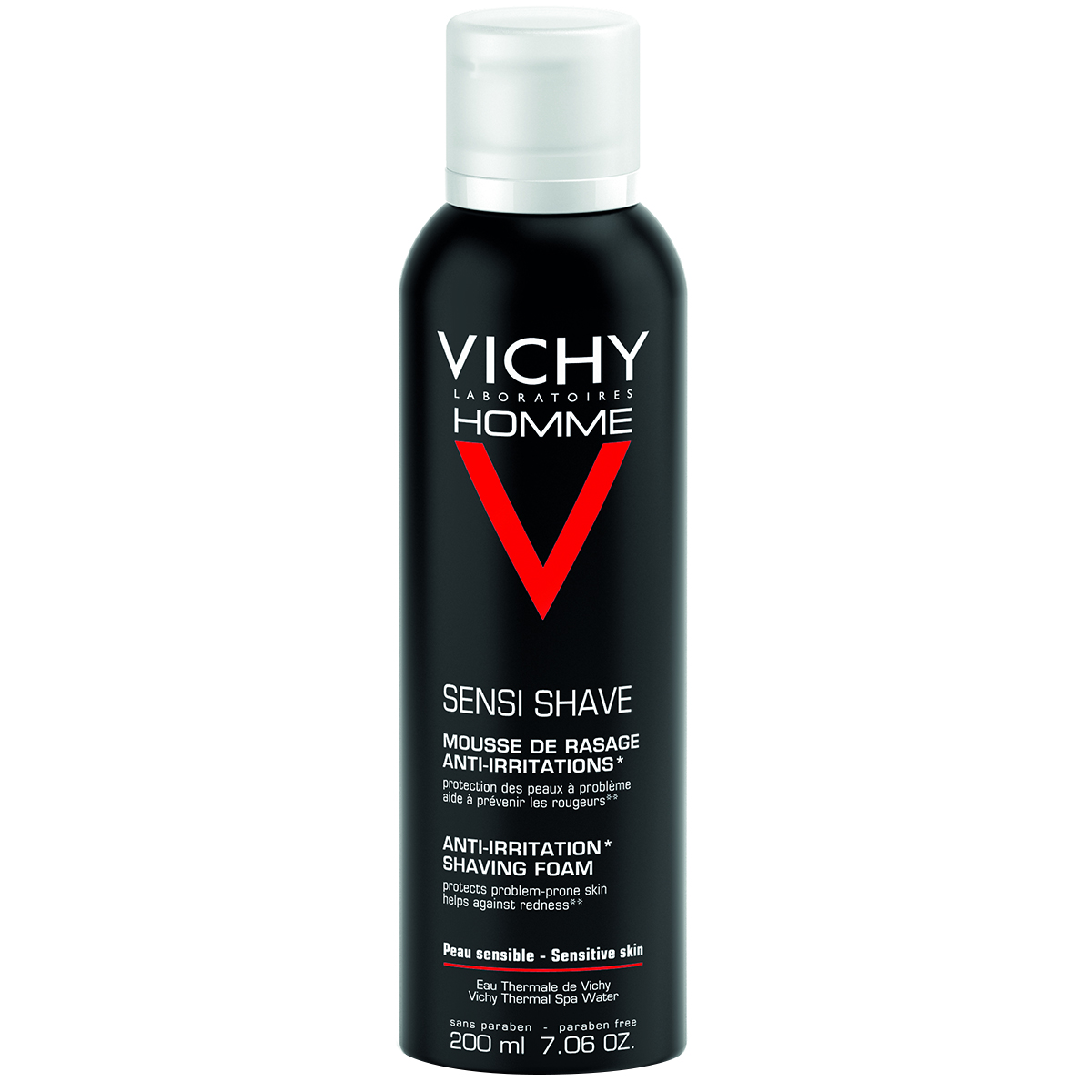 Vichy Homme пена для бритья против раздражения кожи, пена для бритья, 200 мл, 1 шт. фото
