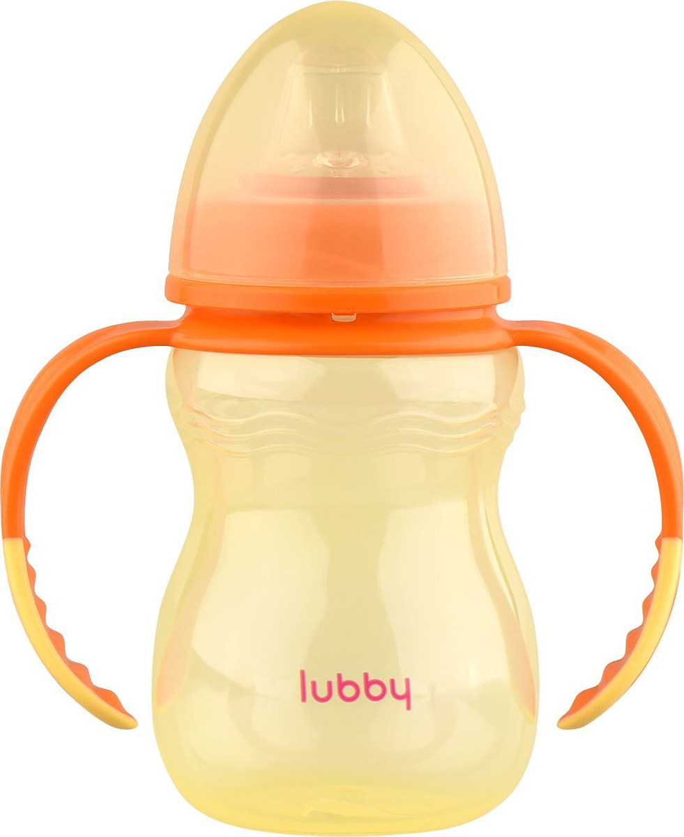 Lubby Поильник с ручками мягкий носик, 250 мл, 1 шт, 6+ мес, арт. 7317 фото