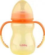 Lubby Поильник с ручками мягкий носик, 250 мл, 1 шт, 6+ мес, арт. 7317 фото