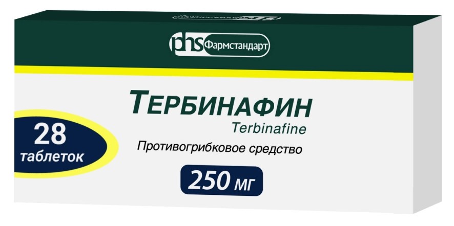 Тербинафин, 250 мг, таблетки, 28 шт. фото