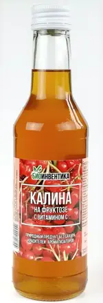 Сироп калины на фруктозе, сироп, 250 мл, 1 шт. фото