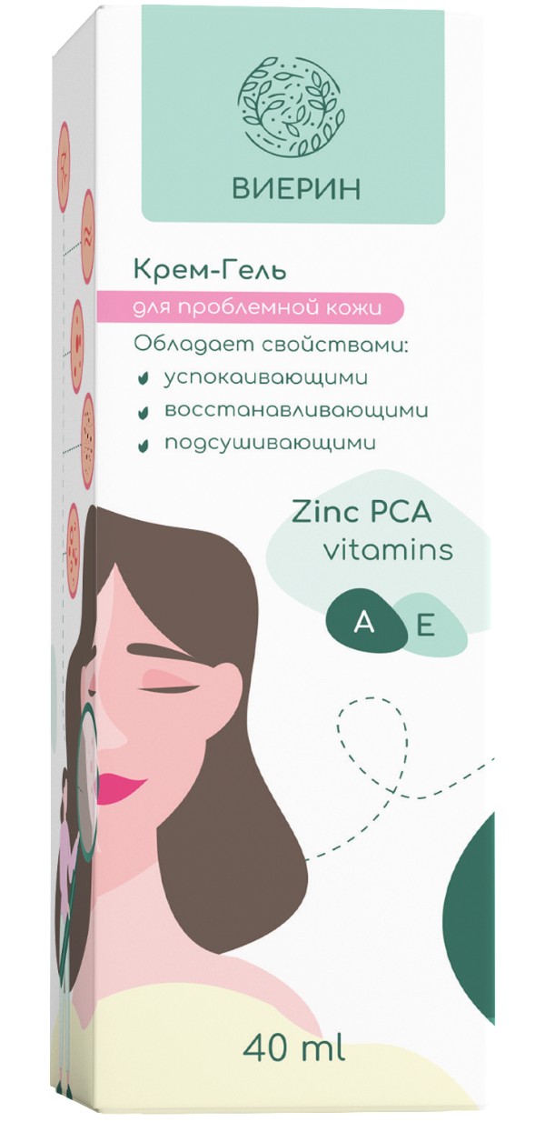 Виерин Крем-гель для проблемной кожи, 40 мл, 1 шт. фото