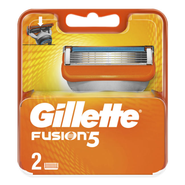 Gillette Fusion 5 Сменные кассеты для бритвы, 2 шт. фото